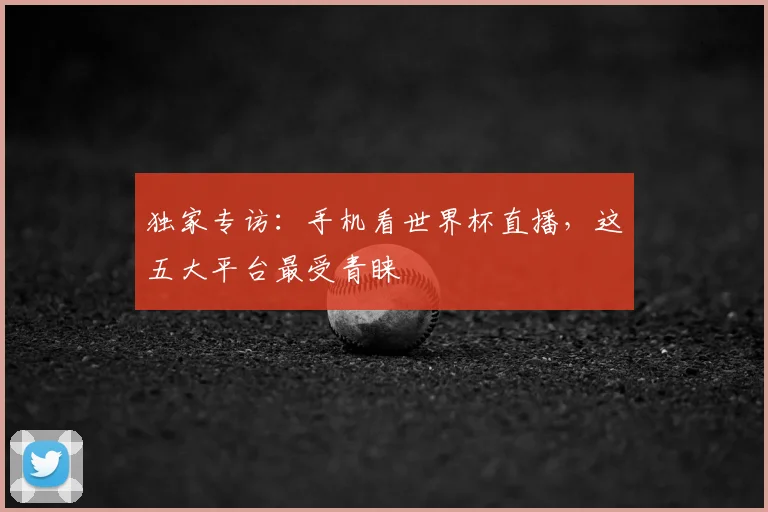 独家专访:手机看世界杯直播,这五大平台最受青睐